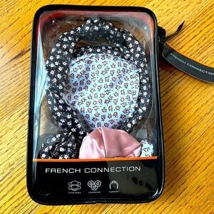 French Connection Headband and Mask Set Brand New